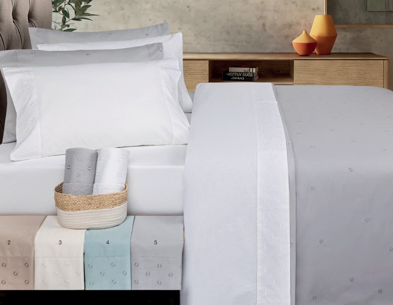 Funda nórdica algodón bordado – modelo Granadella – NE Home