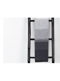 Toalla de algodón de diseño moderno en gris y negro