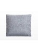Funda de cojín de chenilla para sofá o dormitorio en color gris claro
