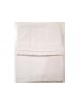 Juego de toallas lencero con puntilla en algodón 100%. Gris o blanco.