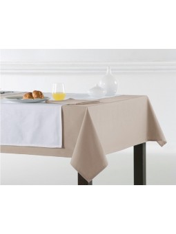 Mantel  Angora para mesa de gran calidad en color arena