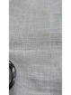 Cortina Confeccionada con ollados con tejido tipo lino en color gris. Diseño de gran calidad y semitransparente.