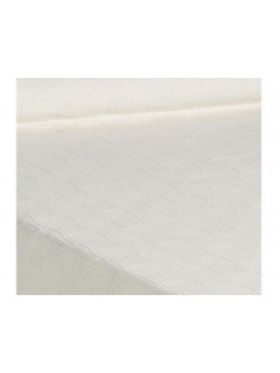 Colcha de pique fina en algodón modelo Cuenca de algodón en color blanco.