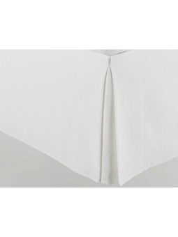 Cubre canapé de calidad en color blanco para proteger tu canapé y vestir tu cama de forma elegante.