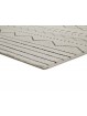 Alfombra de gran calidad  de salón o dormitorio estilo étnico en blanco.