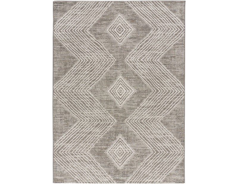 Alfombra estilo étnico en color beige diseño Egipto.