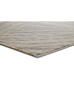 Alfombra vintage estilo moderna en tonos beige y gris
