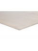 Alfombra super suave de pelo lavable y antideslizante de gran calidad en color blanco.