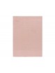 Alfombra super suave de pelo lavable y antideslizante de gran calidad en color rosa.