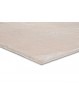 Alfombra en color liso de tejido extra suave en color blanco